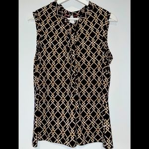 Knitted top with drapery by Tommy Hilfiger, M